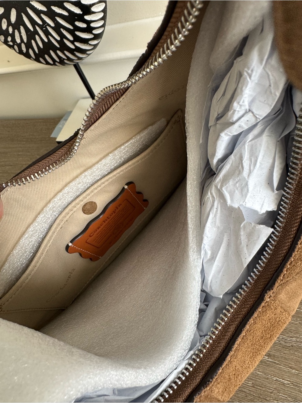 NWT Coachtopia Alter/Ego Suede Shoulder Bag - Picture 11 of 12